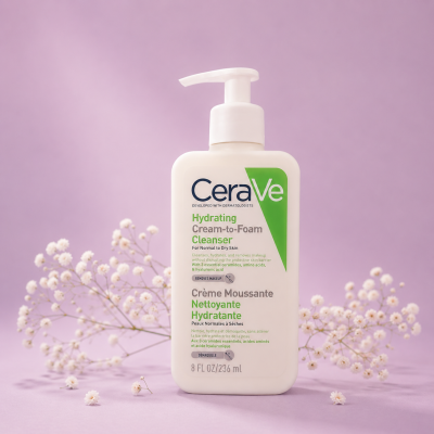 شوینده کرمی هیدراتینگ فوم سرآوی | CeraVe Hydrating Cream-to-Foam Cleanser