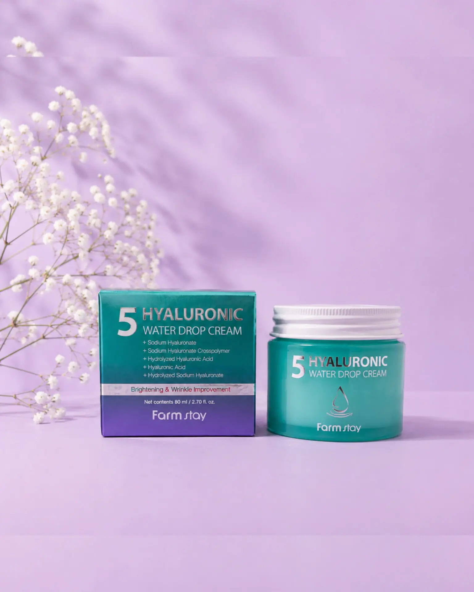 InShot_20260723_234634388 💧 آبرسان ۵ قطره هیالورونیک فارم استی | (Farm Stay 5 Hyaluronic Water Drop ) - تصویر 1