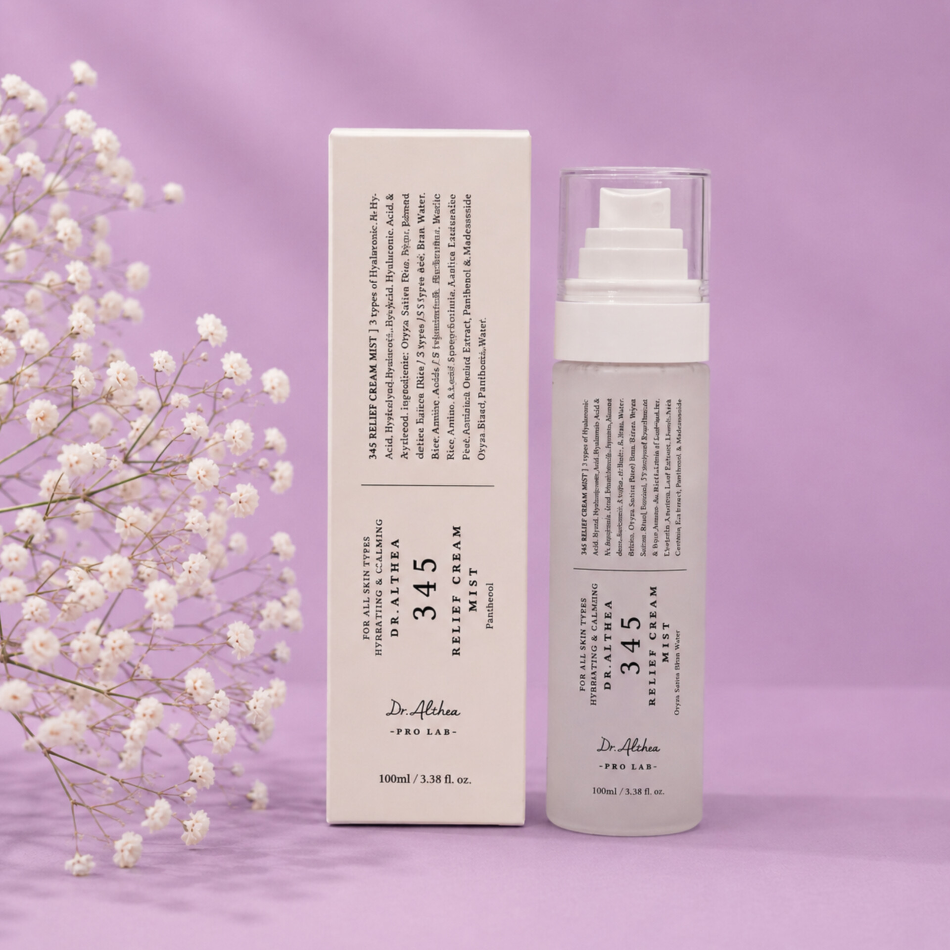InShot_20260821_224553268 میست ۳۴۵ دکتر آلتیا | Dr. Althea 345 Relief Cream Mist - تصویر 1