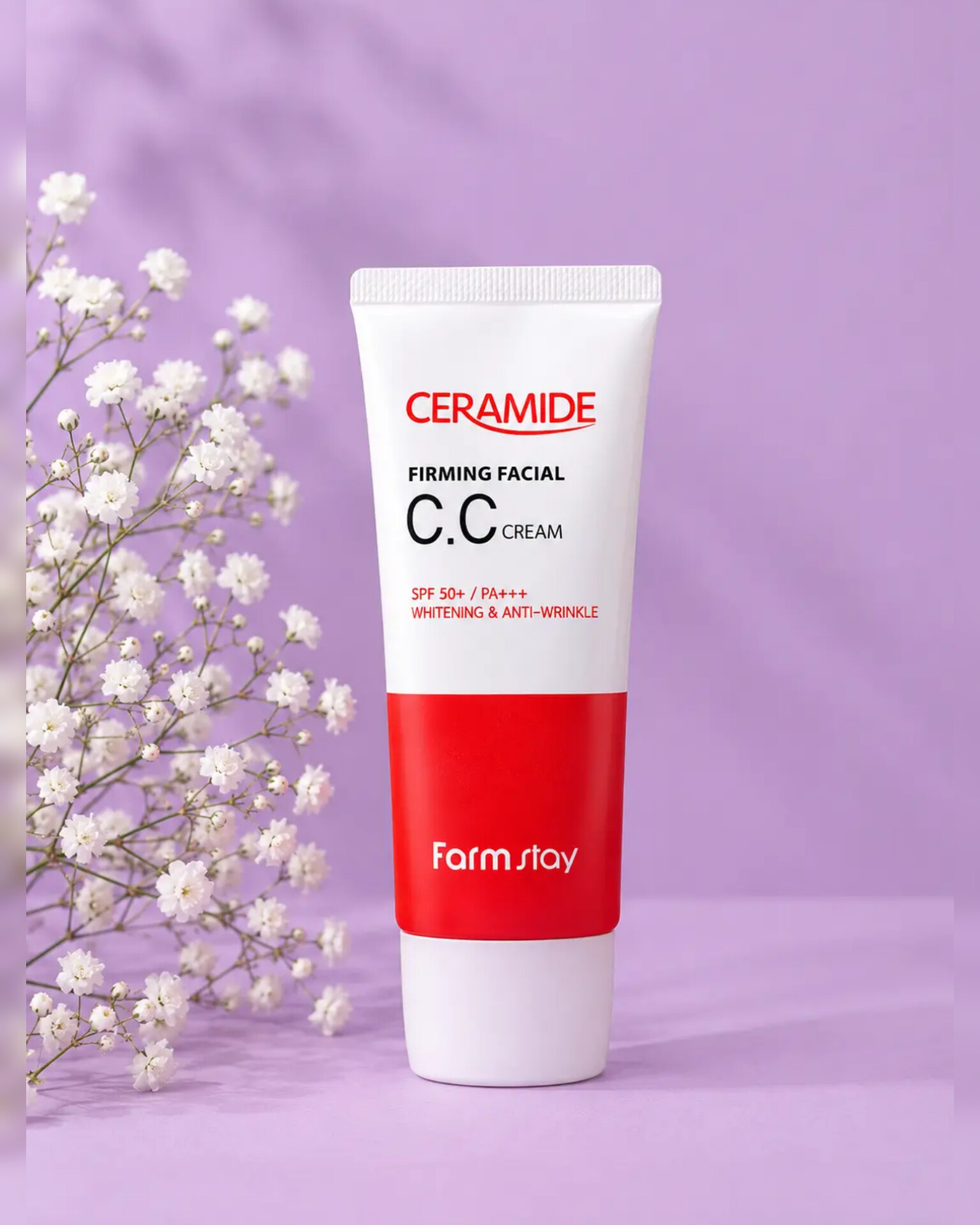 InShot_20260908_085851006 ضدآفتاب رنگی فارم استی | سی سی کرم فارم استی Ceramide Firming Facial C.C Cream - تصویر 1